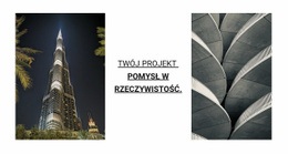 Twój Pomysł Na Projekt W Rzeczywistość - Szablon Projektu Strony Internetowej