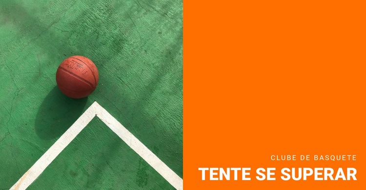 Partida de basquete Construtor de sites HTML