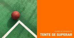 Partida De Basquete Modelo De Página Única