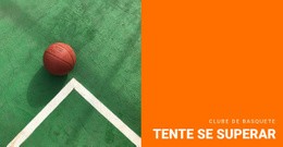 O Melhor Modelo HTML5 Para Partida De Basquete