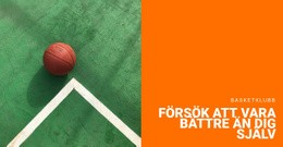 Basketmatch - Kreativ Mångsidig Webbplatsdesign