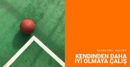 Basketbol Maçı - Kullanıma Hazır Açılış Sayfası