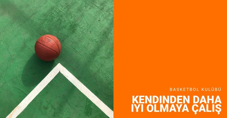 Basketbol Maçı Açılış sayfası