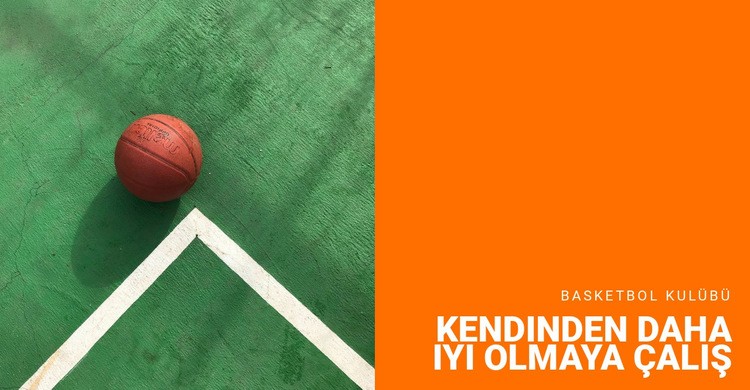 Basketbol Maçı Joomla Şablonu