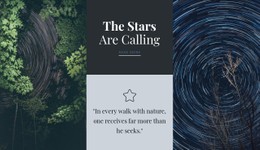 The Stars Are Calling Premium CSS Template