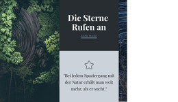 HTML-Site Für Die Sterne Rufen