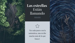 Las Estrellas Estan Llamando Plantilla CSS Premium