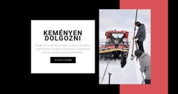 Keményen Dolgozni - Ingyenesen Letölthető Weboldal Tervezés