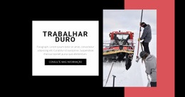Trabalhar Duro - Download Gratuito Do Design Do Site