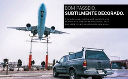 Bom Para Andar De Luxo – Página De Destino Responsiva