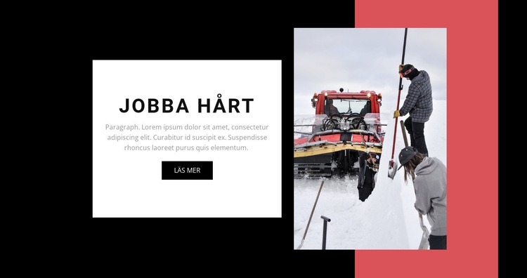 Jobba hårt WordPress -tema