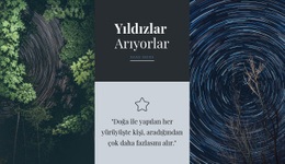 Yıldızlar Çağırıyor - E-Ticaret Açılış Sayfası