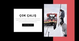 Çok Çalış - Web Sitesi Şablonları