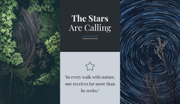 The Stars Are Calling - Website Builder