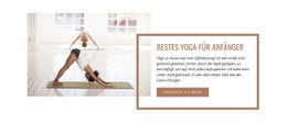 Yoga Für Anfänger – Mehrzweck-HTML5-Vorlage