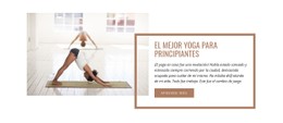 Yoga Para Principiantes Plantilla De Diseño CSS