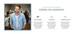 Conseil En Leadership - Modèle HTML Gratuit