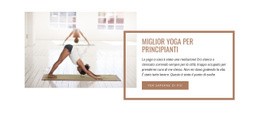 Yoga Per Principianti - Modello HTML5 Multiuso