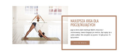 Joga Dla Początkujących - Konfigurowalny Profesjonalny Motyw WordPress