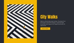 Travel City Walks Basic CSS Template