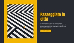 Viaggia Passeggiate In Città - Modello HTML5 Multiuso