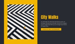 Web Design Gratuito Para Passeios Turísticos Pela Cidade