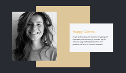 Our Happy Clients - Customizable Template