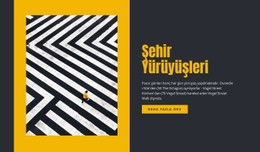 Seyahat Şehir Yürüyüşleri Temel CSS Şablonu