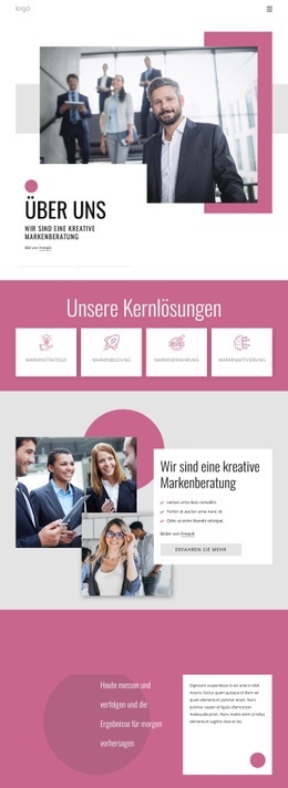 Unser Team Besteht Aus Raumgestaltern – Kostenloses Website-Mockup