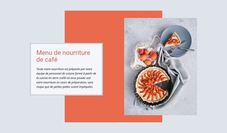 Gâteaux et tartes Créateur de site Web HTML