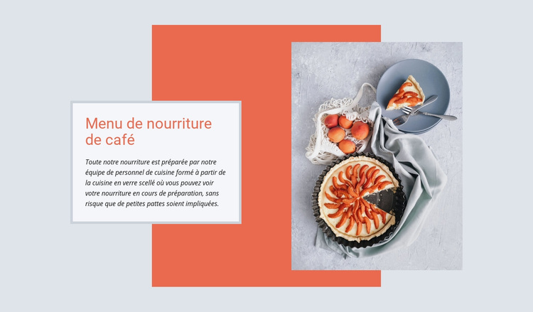Gâteaux et tartes Thème WordPress