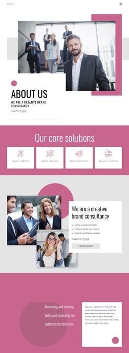 Our Team Consists Of Spatial Designers - HTML Page Template
