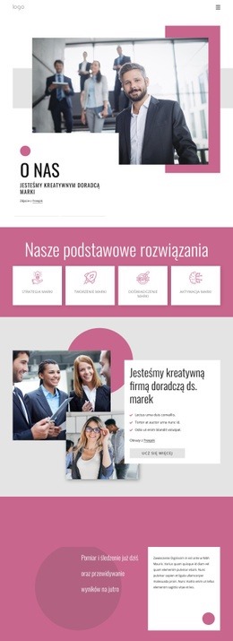 Nasz Zespół Tworzą Projektanci Przestrzenni - Bezpłatna Makieta Strony Internetowej