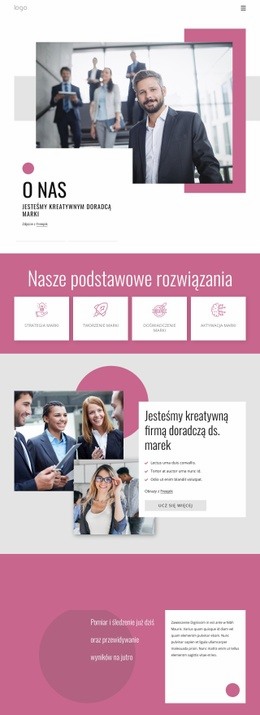 Uniwersalna Strona Docelowa Dla Nasz Zespół Tworzą Projektanci Przestrzenni