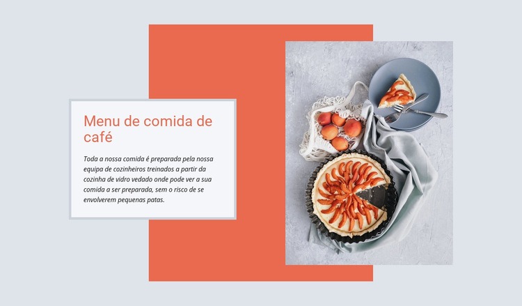 Bolos e tortas Modelo HTML5