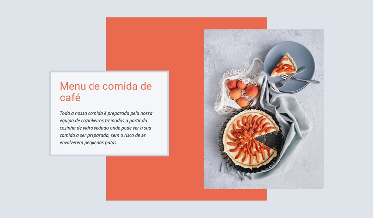 Bolos e tortas Template Joomla