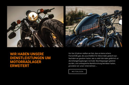 Site-Vorlage Für Motorradreparaturdienste