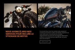 Maquette De Site Web Exclusive Pour Services De Réparation De Motos