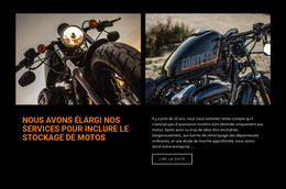 Modèle De Site Pour Services De Réparation De Motos