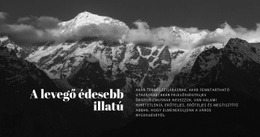 Utazás Magas Hegyekbe - Ingyenes Html5 Témasablonok