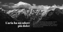 Modello HTML5 Premium Per Viaggia In Alta Montagna