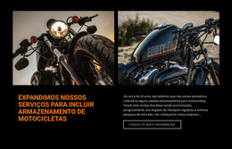 Serviços De Conserto De Motocicletas - Modelo De Site Simples