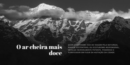 Viajar Para Altas Montanhas - Modelos De Temas HTML5 Gratuitos