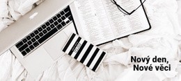 Bezplatná Šablona Návrhu Pro Nový Den Nové Věci