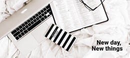 Paginawebsite Voor Nieuwe Dag Nieuwe Dingen