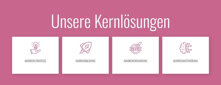 Unsere Kernlösungen WordPress-Theme