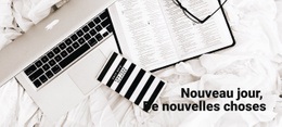 Superbe Conception De Site Web Pour Nouveau Jour, Nouvelles Choses