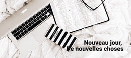 Modèle De Conception Gratuit Pour Nouveau Jour, Nouvelles Choses