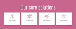HTML5 Template For Our Core Solutions