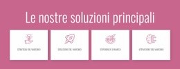 Le Nostre Soluzioni Principali - Mockup Del Sito Web Definitivo